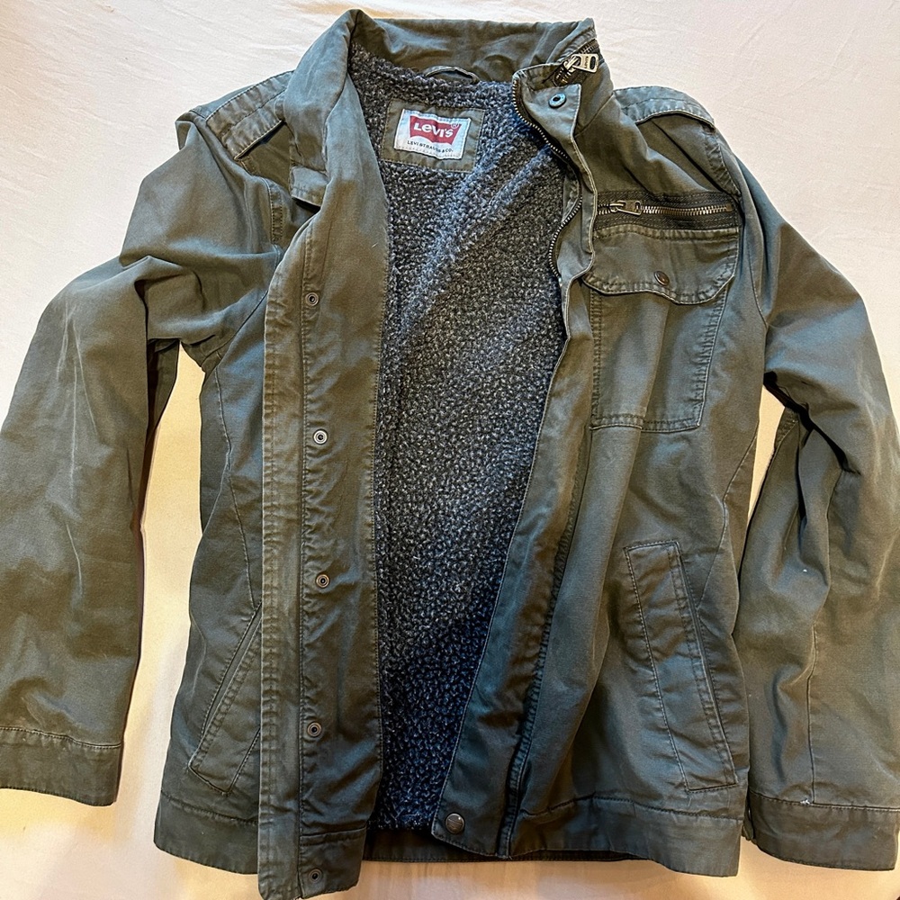Green Levi’s Utility Jacket